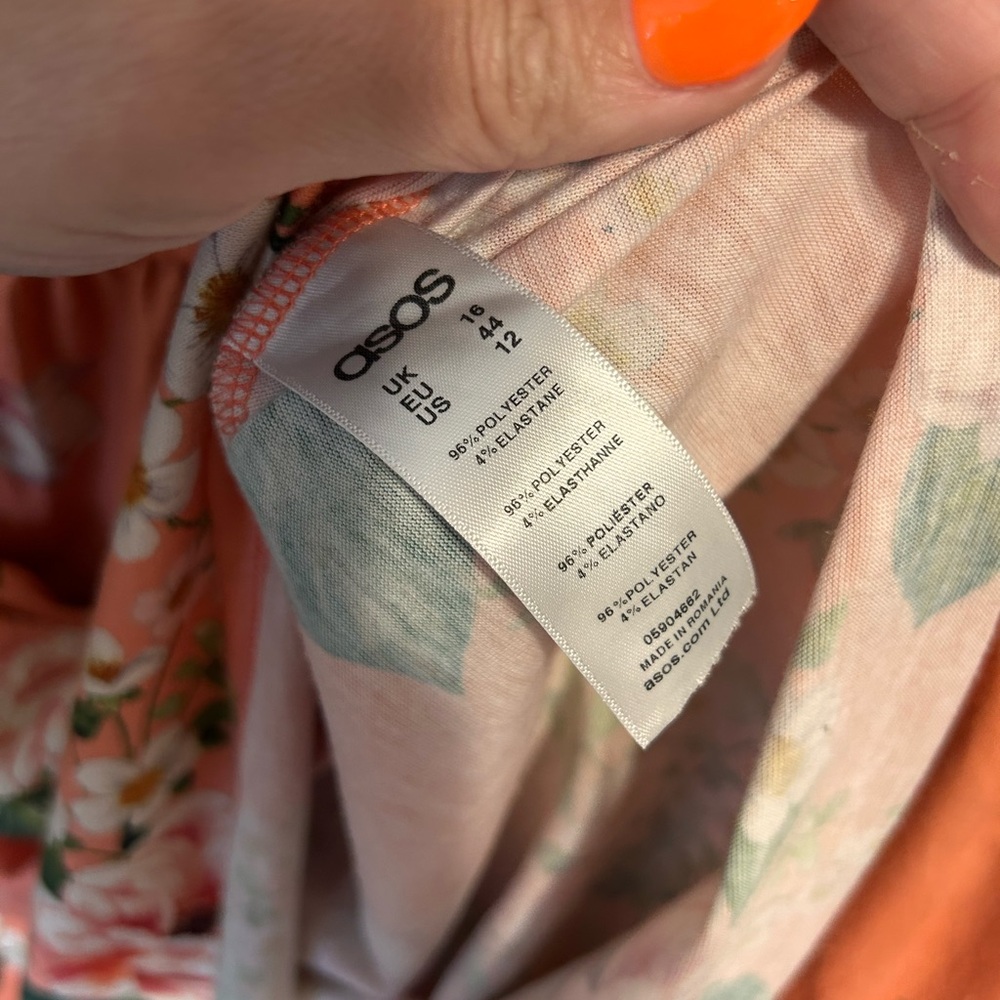 Asos maternity mini dress with floral print - Picture 7 of 7